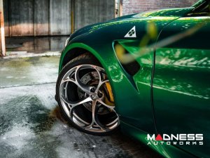 Alfa Romeo Giulia GTAm Style Front Fenders - Carbon Fiber - Raw Finish